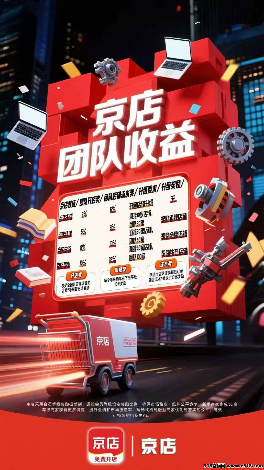 京店，新出首码，免费开店，提现秒到，每天系统自动派单