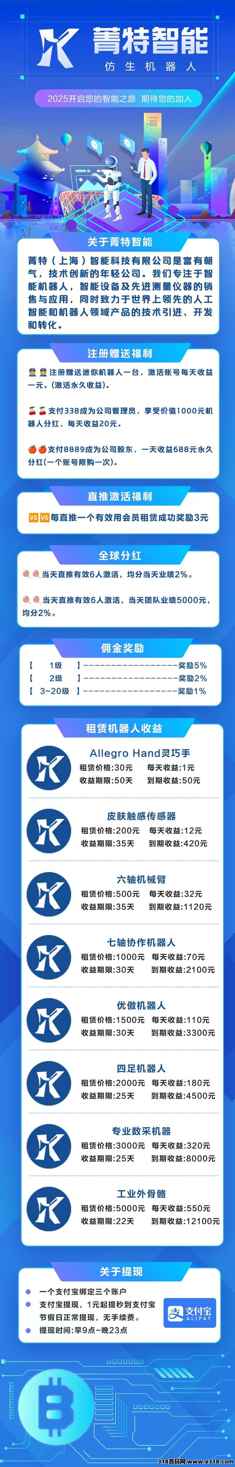 【菁特智能机器人】预热后天上线，有兴趣做第一批吃小龙虾，对接提前出码还有扶持拉满