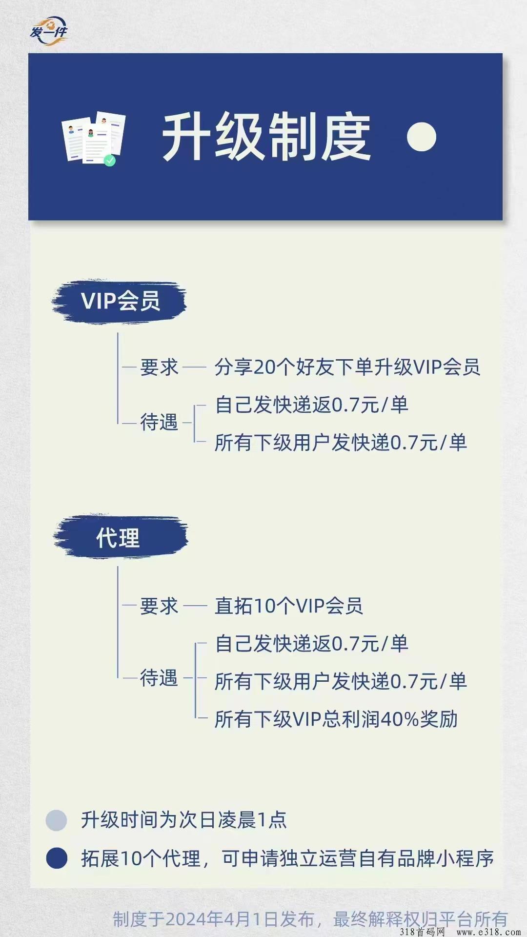 发一件，小程序快递，手机上的快递驿站！