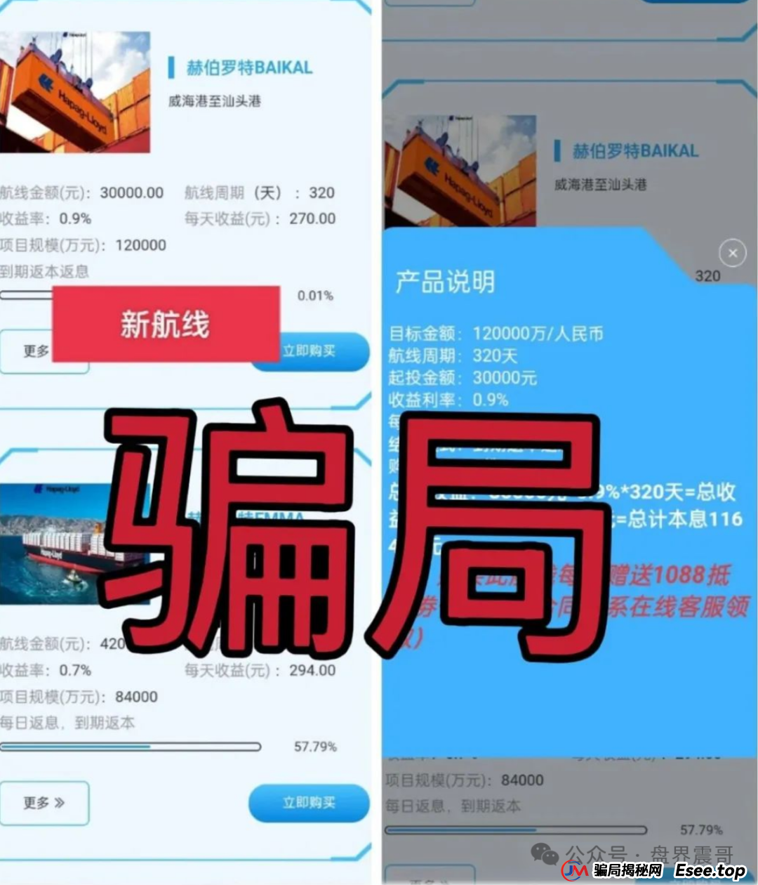 巢音世代/赫伯罗特航运/SNOW量化：震哥带你扒皮最新资金盘骗局