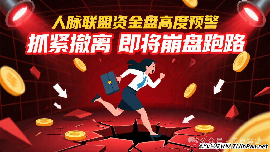 人脉联盟资金盘高度预警,抓紧撤离,即将崩盘跑路